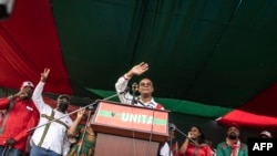 Le chef du parti d'opposition angolais Union nationale pour l'indépendance totale de l'Angola (UNITA) et candidat à la présidence, Adalberto Costa Junior à Luanda, le 22 août 2022.