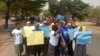 Protesters March on Russian Embassy in Nigeria's Capital 