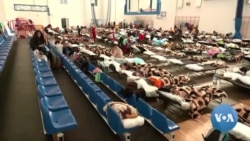 Ukrainian Women, Children Spend Days on Road to Seek Safety