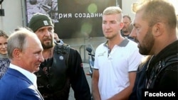 Goran Tadić and Vladimir Putin, Facebook photo