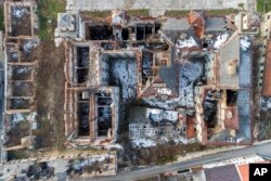 خرابه‌های باقیمانده از جنگ بوسنی - ۴ مارس ۲۰۲۲