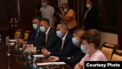 RS Prime Minister Radovan Viskovic at the meeting on the concession for the Banja Luka - Prijedor highway