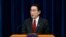 FILE - Japan's Prime Minister Fumio Kishida speaks during a press conference at his official residence in Tokyo, Feb. 25, 2022. Japan announced Tuesday a new round of sanctions on Russia since its invasion of Ukraine.