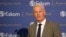 FILE - Andre de Ruyter, Group Chief Executive of state-owned power utility Eskom speaks during a media briefing in Johannesburg, South Africa, Jan. 31, 2020.
