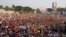 Activists and supporters of the opposition BNP at a political rally of the party in Rajshahi, Bangladesh, Dec. 3, 2022. (KM Najmul Haque/VOA) 