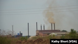 Former colonial-era lead mine in Kabwe, Zambia. South African and British lawyers filed a class action lawsuit against mining giant Anglo American over lead poisoning in Kabwe.
