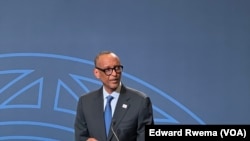 Perezida Paul Kagame w'u Rwanda I Washington