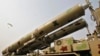 FILE - The Indian Army's BrahMos missile launcher is displayed during the Army Day parade in New Delhi Jan. 15, 2013.