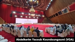 Des participants au pré-dialogue tchadien qui réunit le gouvernement et les groupes politico-militaires à Doha, au Qatar, le 15 mars 2022. (Photo: Abdelkerim Yacoub Koundoungoumi, coordonnateur du mouvement citoyen"Projet pour une alternance crédible".