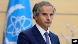 FILE - International Atomic Energy Agency Director General Rafael Mariano Grossi during a meeting with the Japanese government in Tokyo Thursday, March 14, 2024. 