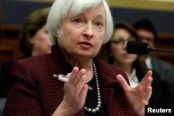 Federal Reserve Chair Janet Yellen delivers semiannual monetary policy testimony during a House Financial Services Committee hearing on Capitol Hill, Feb. 15, 2017.