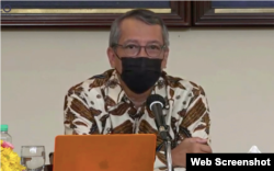 Duta Besar dan Utusan Tetap RI untuk PBB sekaligus Co-Sherpa G20, Dian Triansyah Djani. (VOA)