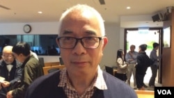 香港资深媒体人程翔 （美国之音记者申华 拍摄）