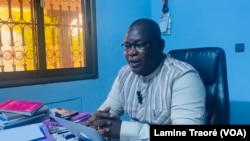 Boureima Ouédraogo, directeur de publication du bimensuel « Le Reporter » et président de la Société des éditeurs de la presse privée, Ouagadougou, le 3 mai 2022.