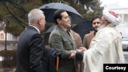 Uzbekistan's Deputy Prime Minister Sardor Umurzakov, who also heads Investments and Foreign Trade Ministry, meets with the Taliban leadership in Kabul, Afghanistan, Feb. 22, 2022. (Photo credit: mift.uz)