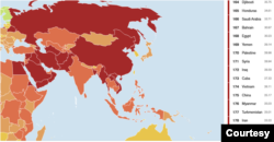 无国界记者组织5月3日发布“2022世界新闻自由指数”报告。中国大陆新闻自由排名第175名，即倒数第六名。