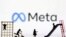 Illustration shows Meta logo