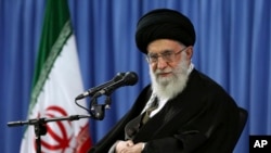 FILE - Iran's supreme leader Ayatollah Ali Khamenei.