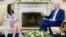 Prezidan Joe Biden rankontre Premye Minis Nouvel Zeland Jacinda Ardern nan biwo Oval Lamezonblanch la, Madi 31 Me 2022. 