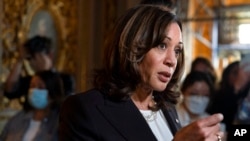La vicepresidenta de EEUU, Kamala Harris. [Archivo]