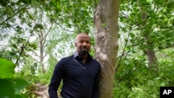 Peris Conrad of the Dutch police poses for a picture in Rotterdam, Netherlands, May 26, 2022.