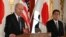 FILE - U.S. President Joe Biden (left) and Japanese Prime Minister Fumio Kishida hold a press conference at Tokyo's Akasaka Palace on May 23, 2022.