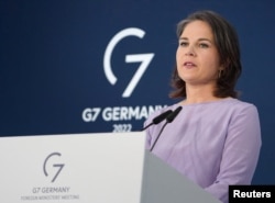 آنالنا بربوک، وزیر امور خارجه آلمان و میزبان نشست گروه هفت