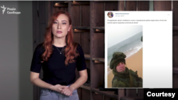 Valeria Yehoshyna, periodista de Skhemy o Schemes, aparece en esta captura de pantalla sin fecha.