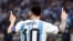 Leonel Messi celebra el gol de la victoria de Argentina en la final del Mundial de fútbol en Qatar el 18 de diciembre de 2022.
