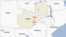 Map of Kabwe, Zambia