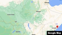 Adale, Somalia (Google Map)