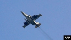 Un Suhkhoi-25 utilisé par la RDC et déployé ce lundi, 1er février 2018. (Archives)