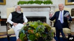 بایډن په ۲۰۲۱ کال کې هم په سپينې ماڼۍ کې د مودي هرکلی کړی و