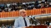 Perdana Menteri terpilih Shahbaz Sharif menyampaikan pidato dihadapan anggota Majelis Nasional di Islamabad, Pakistan, pada 11 April 2022. (Foto: National Assembly of Pakistan via AP)