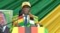 President Emmerson Mnangagwa addressing members of the Zanu PF Politiburo in Harare.