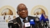 Former South African President Jacob Zuma speaks during a press conference at The Maslow Hotel in Sandton, Johannesburg commercial hub, Oct. 22, 2022.