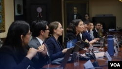 ARCHIVO - Equipos técnicos del FMI y del gobierno de Costa Rica en rondas de reuniones. [Foto: Cortesía de la Casa Presidencial]