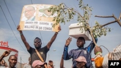 Les manifestants se sont dirigés vers la "grande barrière", un poste frontière entre la RDC et le Rwanda.