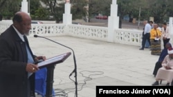 Joaquim Chissano, antigo Presidente moçambicano fala no encontro entre líderes religiosos, Maputo, 4 Outubro 2022