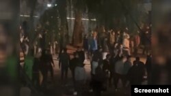 Təbrizdə oktyabrın 26-sı, Şəhnaz məhəlləsində etiraz aksiyası 