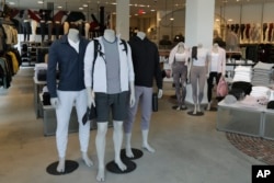 A Lululemon sportswear store in Birmingham, Michigan, April 16, 2020.