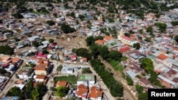 Vista aérea del sector Las Tejerías, una localidad que fue golpeada por devastadoras inundaciones luego de fuertes lluvias que comenzaron el 8 de octubre en el estado de Aragua, Venezuela, el 10 de octubre de 2022.