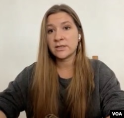 Russian journalist Ekaterina Fomina