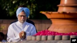 ভারতের প্রাক্তন প্রধানমন্ত্রী মানমোহন সিং। ফাইল ফটোঃ ২১ মে, ২০১৫।