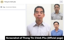 Thứ trưởng Ngoại giao VN Tô Anh Dũng (ảnh lớn) bị bắt hôm 14/4/2022 vì tội "nhận hối lộ".