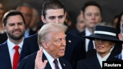 Inauguration ceremony for Trump's second presidential term