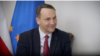 Міністр закордонних справ Польщі Радослав Сікорський дає інтерв'ю керівниці Східноєвропейського бюро Голосу Америки Мирославі Гонгадзе. 22 листопада 2024 року.