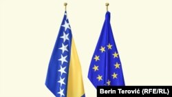Zastave BiH i EU
