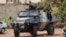 Presidential guard soldiers are seen on an armored vehicle at Laico hotel in Ouagadougou, Burkina Faso, Sept. 20, 2015. 