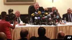 Menteri Kehakiman Mesir Ahmed al-Zind (tengah) (Foto: dok).